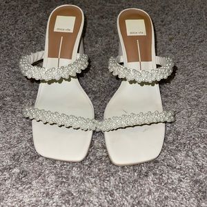 Dolce Vita Noel Heels Vanilla Pearls